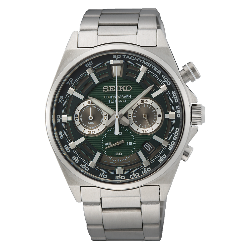 Seiko Conceptual Series Chronograph Green Dial Men's Watch SSB405P