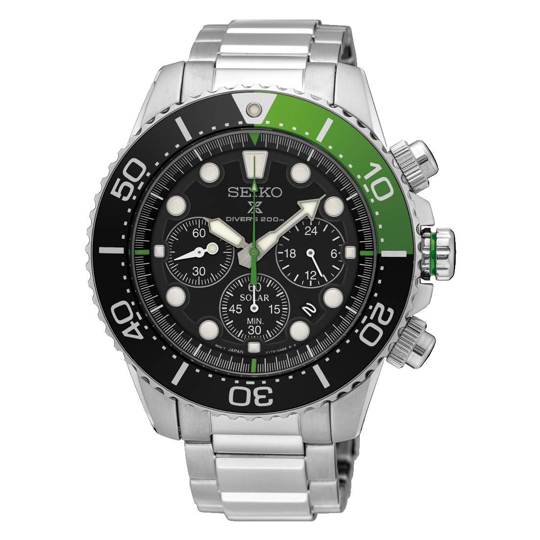 Seiko Prospex Mens Solar Divers Watch SSC615P