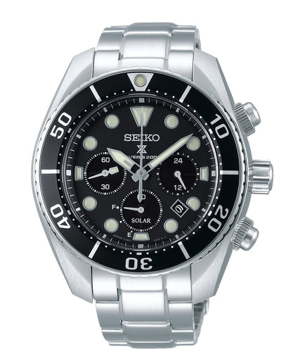 Seiko Prospex Sumo Divers 黑色表盘手表 SSC757J