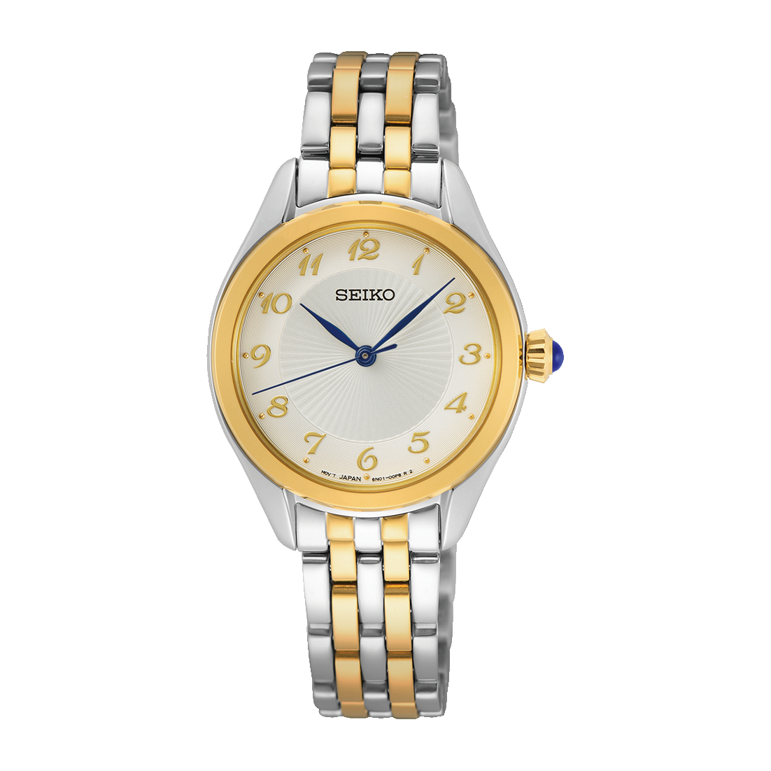 Seiko Ladies Daywear Two Tone Watch SUR380P