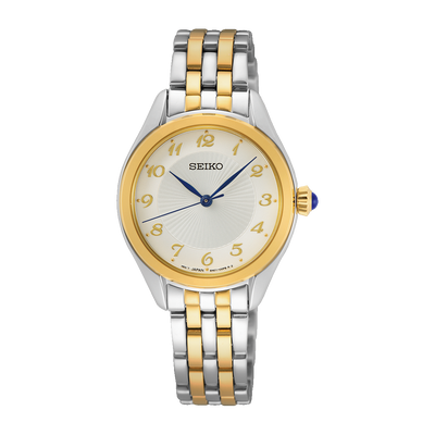 Seiko Ladies Daywear Two Tone Watch SUR380P