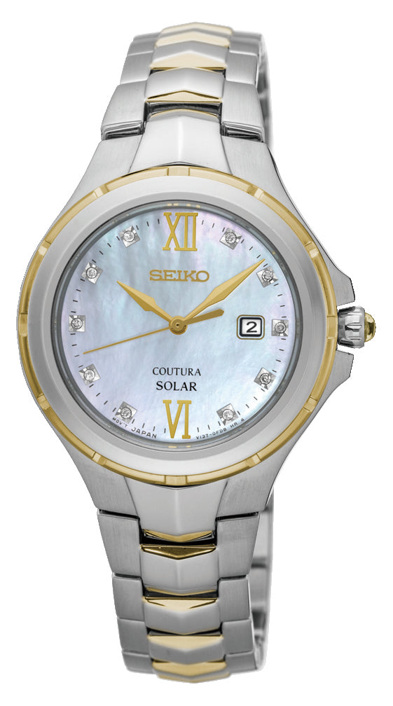 Seiko Coutura Ladies Diamond Dress Watch SUT308P