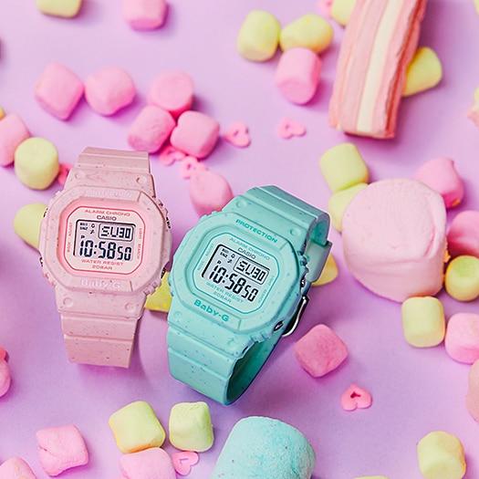 Baby-G Mint Green Ice Cream Watch BGD560CR-2D