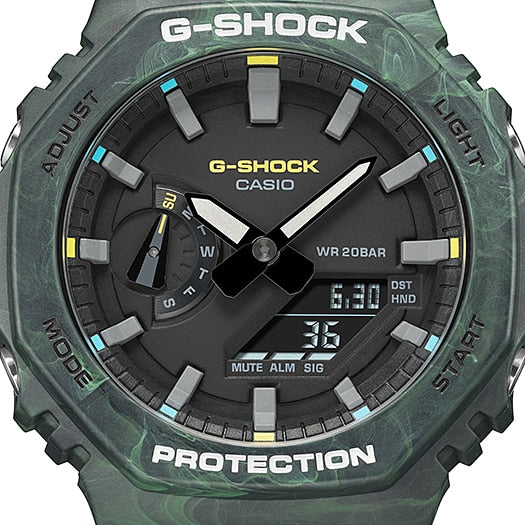 G-Shock CasiOak 碳芯神秘森林 GA2100FR-3A