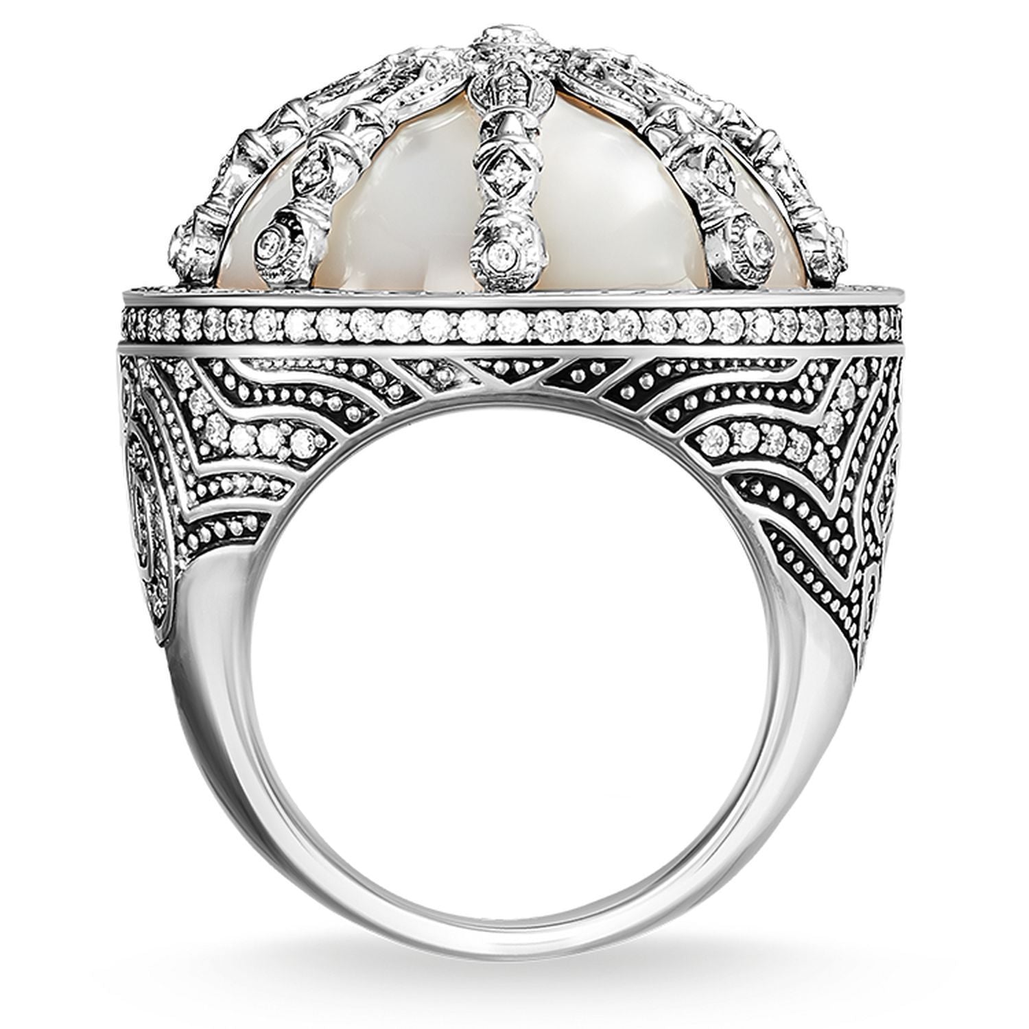 Thomas Sabo Cocktail Ring "Turquoise Karma Wheel"