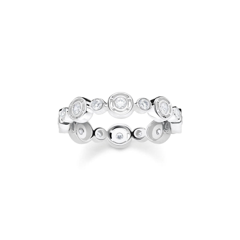 THOMAS SABO Sparkling Circles Silver Circle Ring