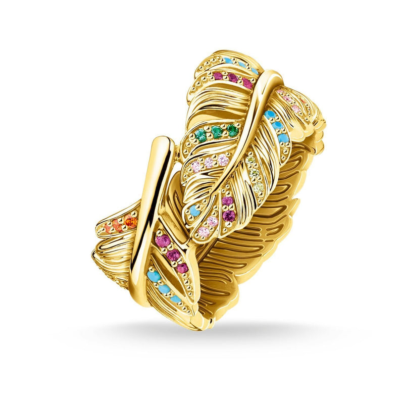 Thomas Sabo Ring Feather Gold