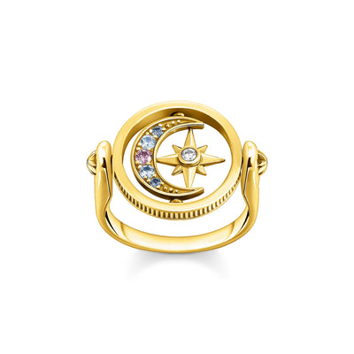 Thomas Sabo 戒指皇室星星和月亮