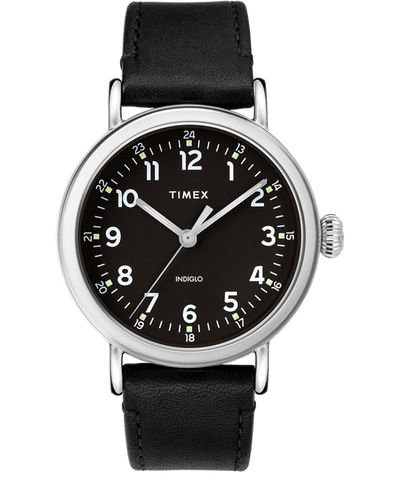 Timex Standard 40mm Leather Strap Watch