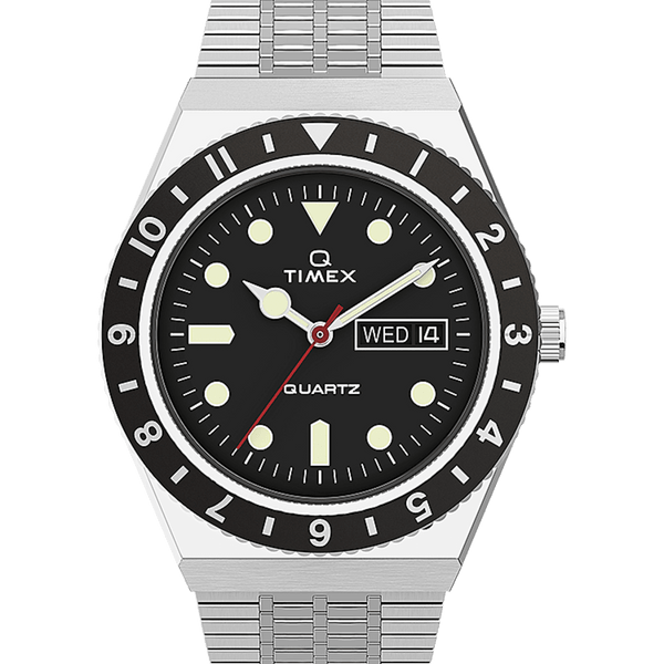 Timex Q Reissue 38mm Stainless Steel Men s Watch TW2U61800 Watch Direct