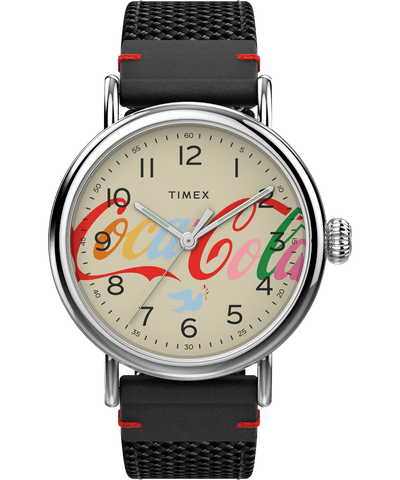 Timex Timex Standard x Coca-Cola® Unity 系列 40 毫米织物表带手表 TW2V26000