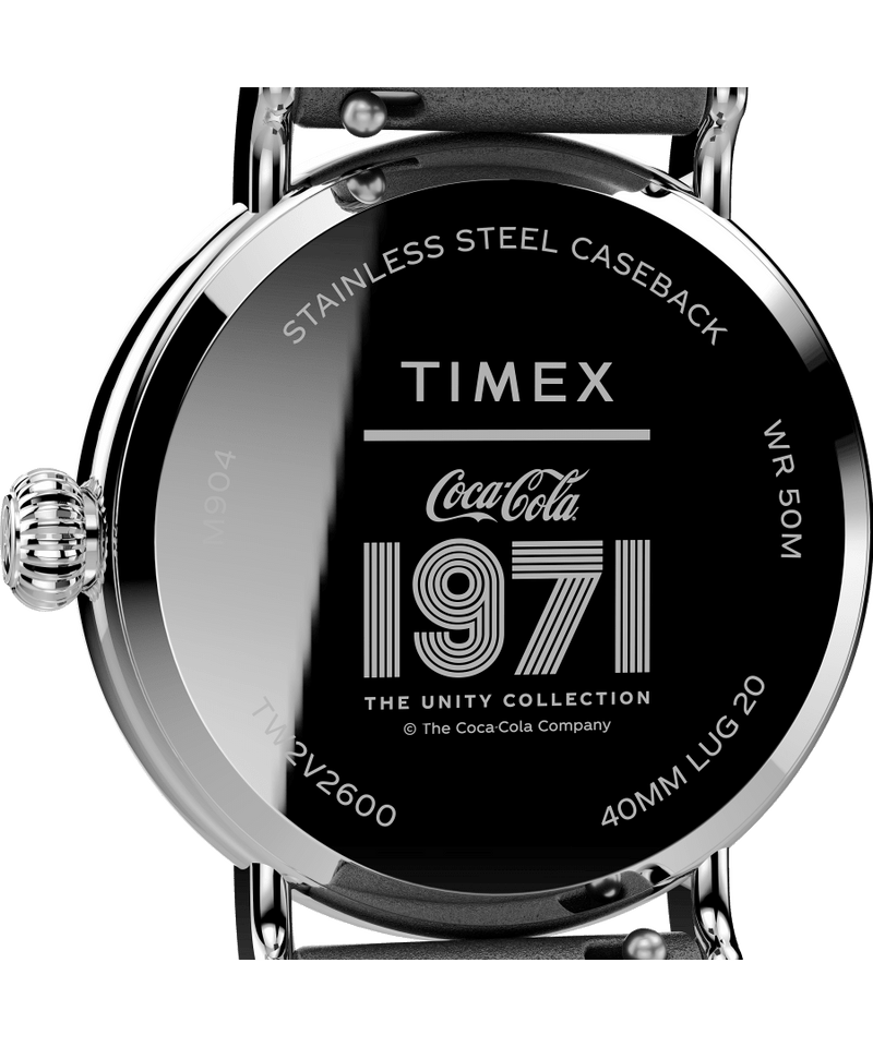 Timex Timex Standard x Coca-Cola® Unity 系列 40 毫米织物表带手表 TW2V26000