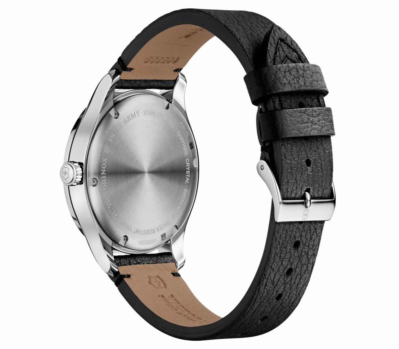 Victorinox Alliance Black And Silver Dial Mens Watch 241804