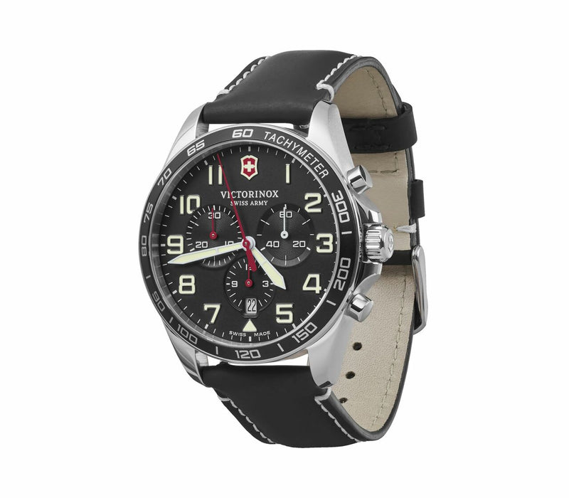 Victorinox Fieldforce Chrono Black Dial Mens Watch 241852