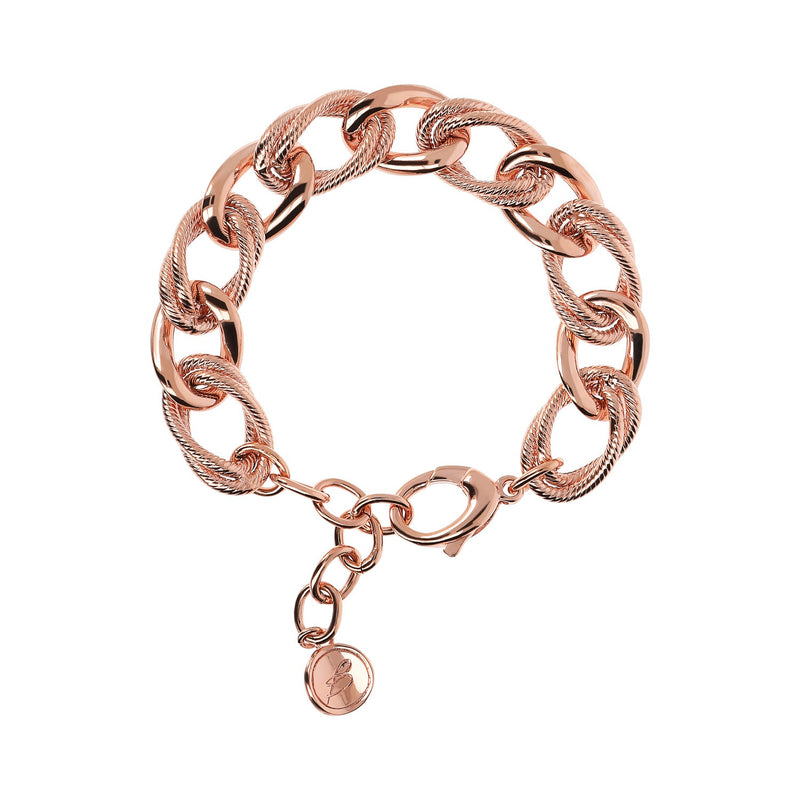 Bronzallure large link bracelet