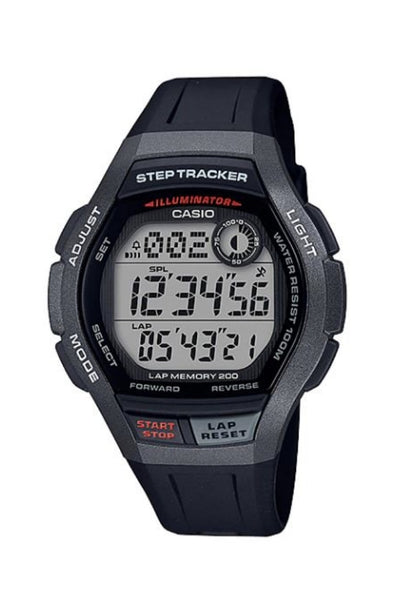 Casio Men's Step Tracker Running Watch WS2000H-1A