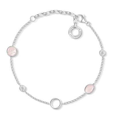 Thomas Sabo 串珠手链“粉红宝石”