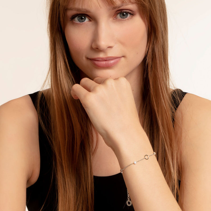 Thomas Sabo 串珠手链“粉红宝石”