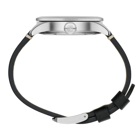 Luminox P–38 Lightning Pilot 黑色皮革表带男士手表 XA.9527