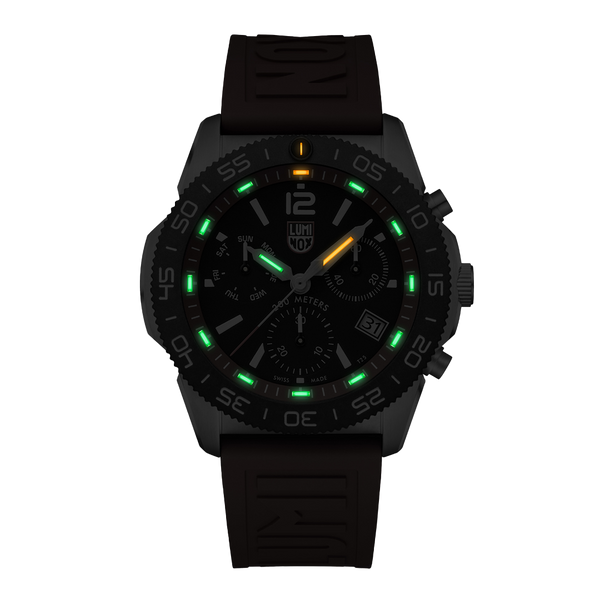 Luminox Pacific Diver 计时码表红色表带男士手表 XS.3155