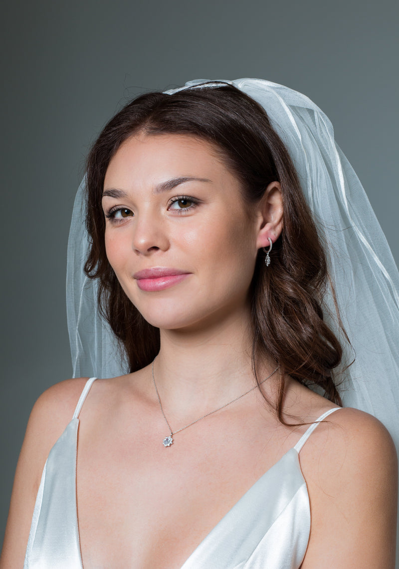 GEORGINI ICONIC BRIDAL ELOISE PENDANT SILVER