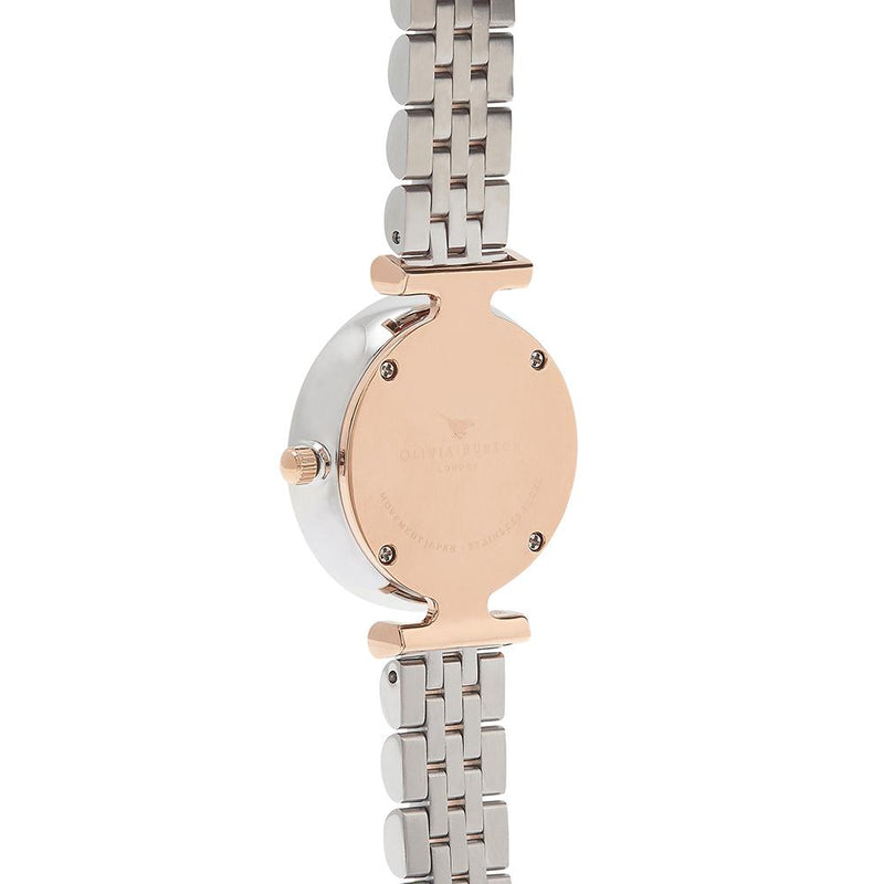 Olivia Burton Queen Bee Two Tone Watch - Silver