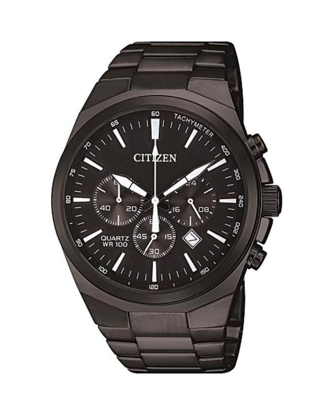 Citizen Chronograph Black on Black Mens Watch AN8175-55E