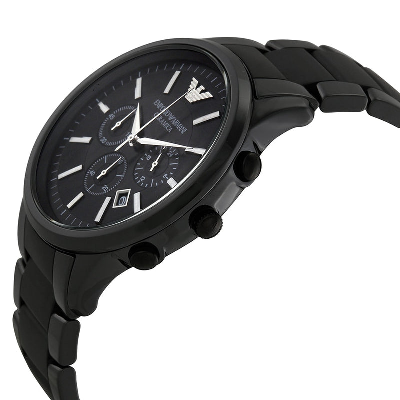 Emporio Armani Black Ceramica Mens Watch