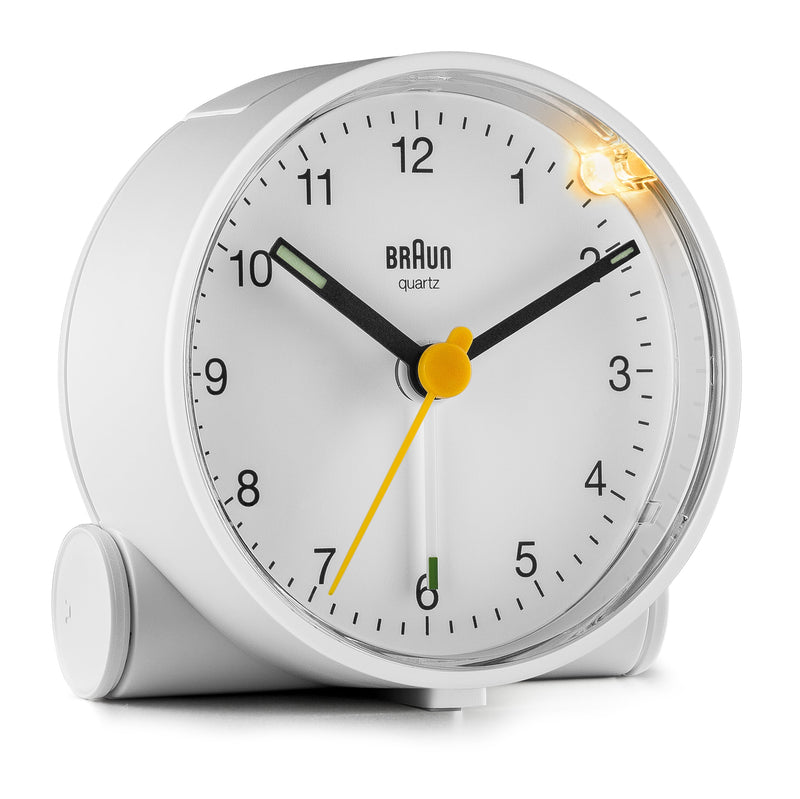 Braun Classic Analogue White Alarm Clock