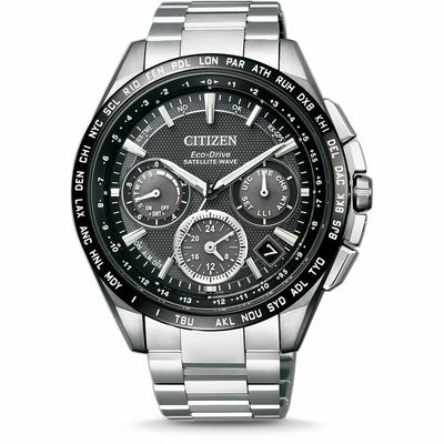 Citizen Eco-Drive Attesa F900 Satellite Wave World Time Titanium Dlc Sapphire Japan Watch