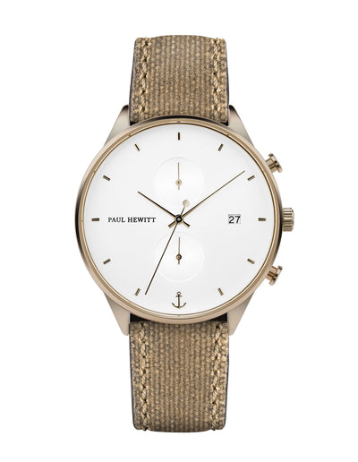 Paul Hewitt Chrono White Sand Bronze Desert Watch