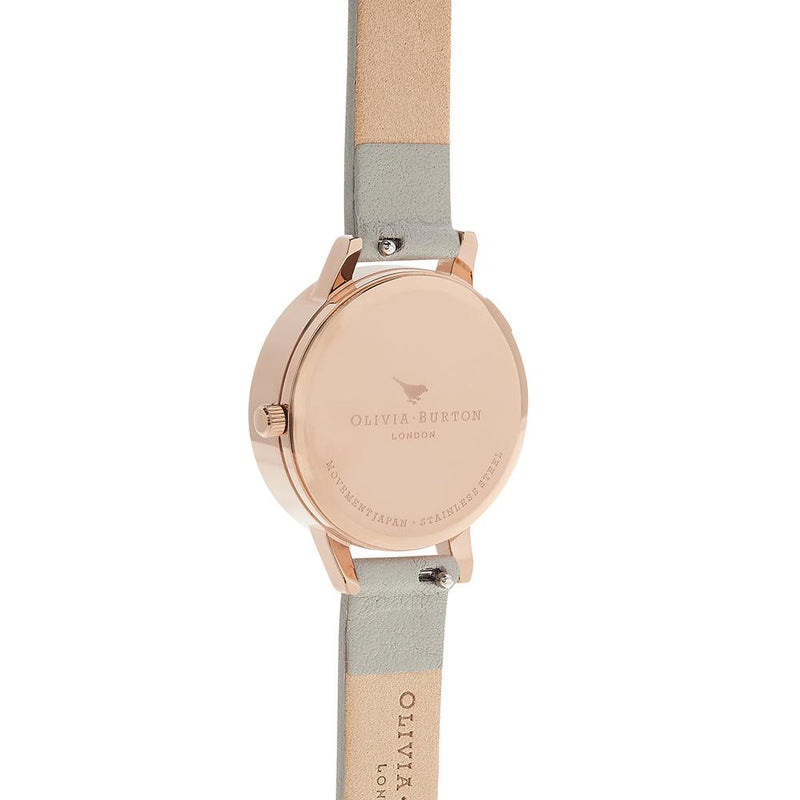 Olivia Burton Busy Bees Rose Gold Watch - Grey