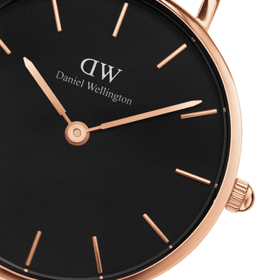 Daniel Wellington Petite 28mm Melrose RG Black Watch DW00100217