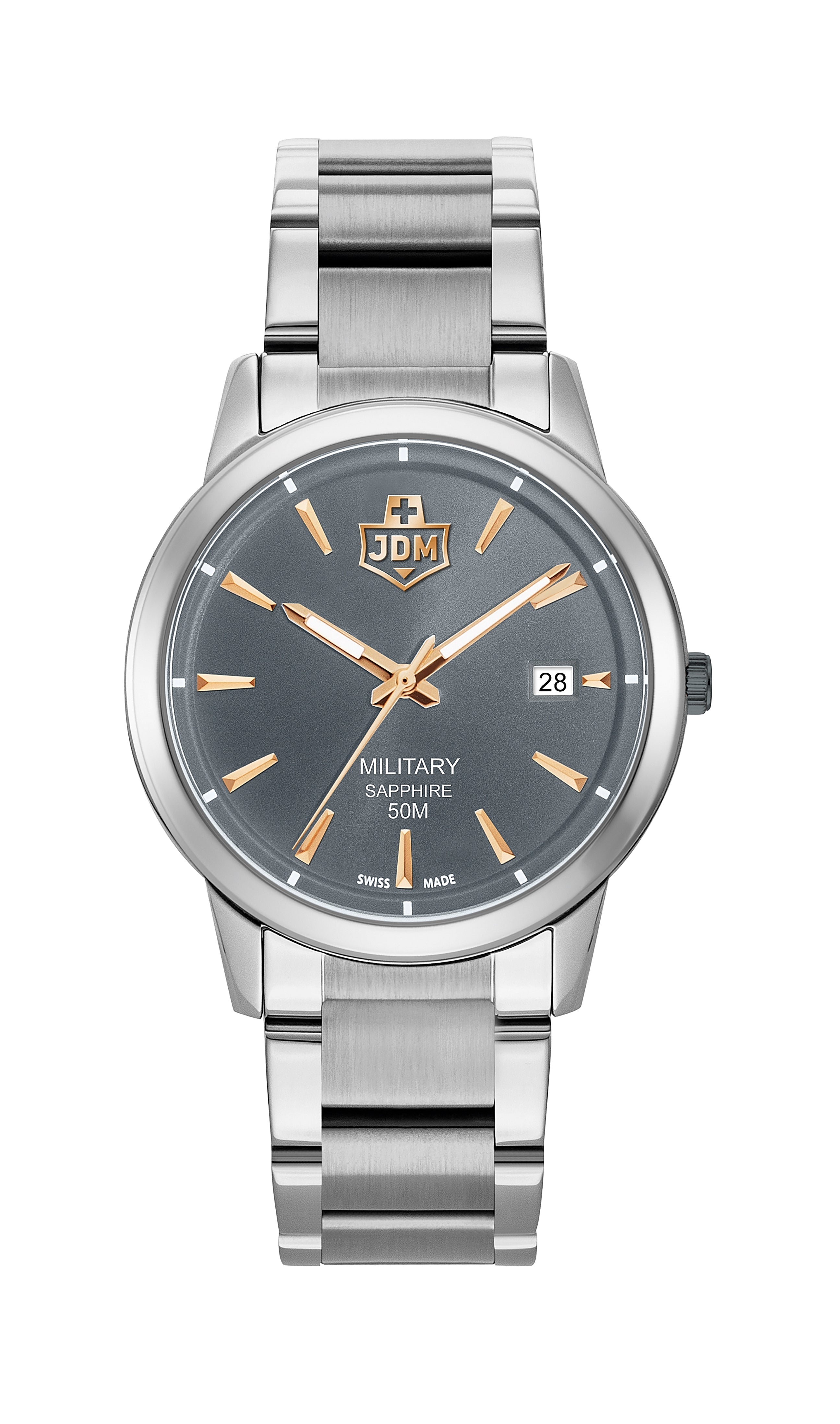 JDM Military Bravo II Grey Watch JDM-WG007-04