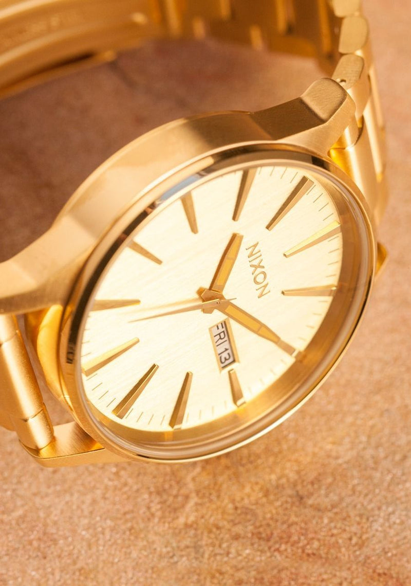 Nixon Sentry Ss All Gold Mens Watch A356502-00