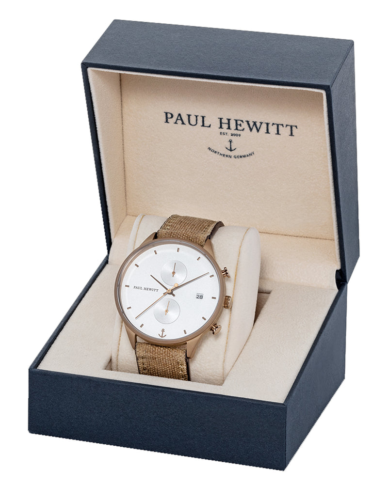 Paul Hewitt Chrono White Sand Bronze Desert Watch