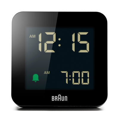 Braun Digital Alarm Clock Black