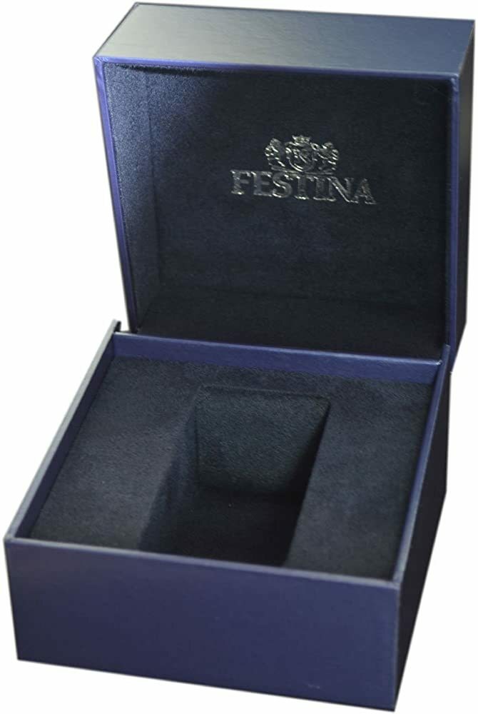 Sophisticated Sporty Chronograph Watch with Solid Case for Men by Festina
