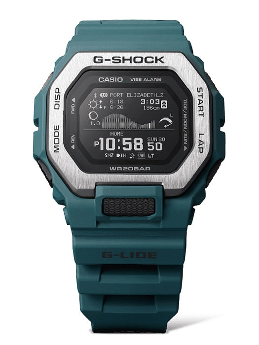 G-Shock G-Lide Professional Forest Green Surf Watch GBX100-2D