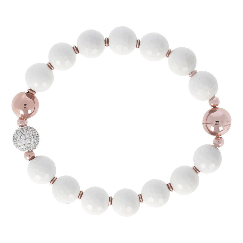 Bronzallure Gemstone Bead Bracelet