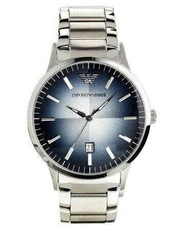 Emporio Armani Renato Blue Dial Steel Mens Watch AR2472