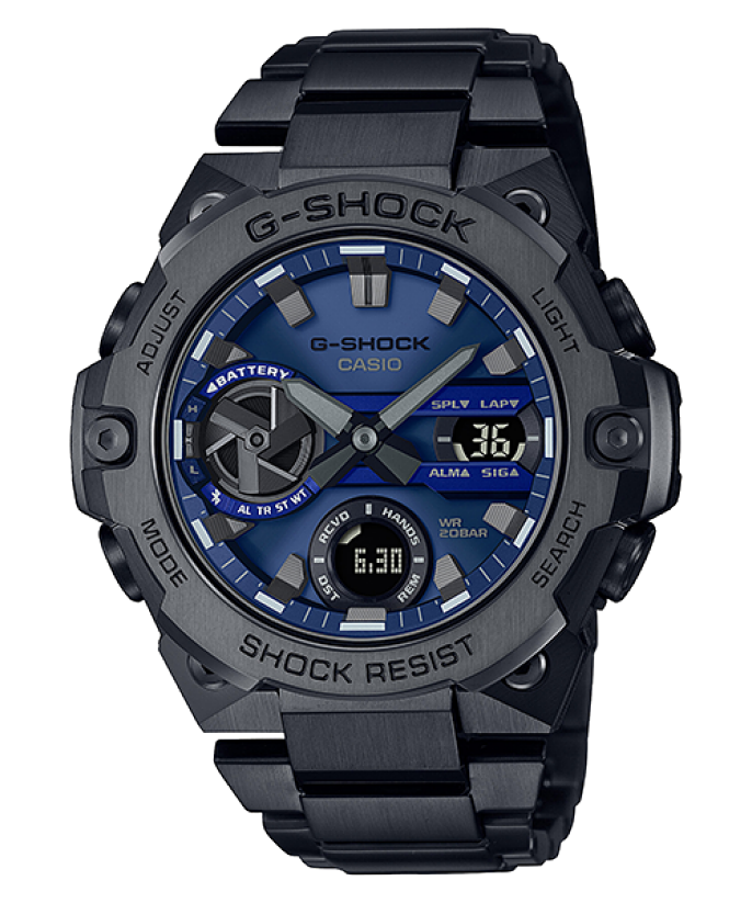 G-Shock Connected 不锈钢太阳能男式手表 GSTB400BD-1A2