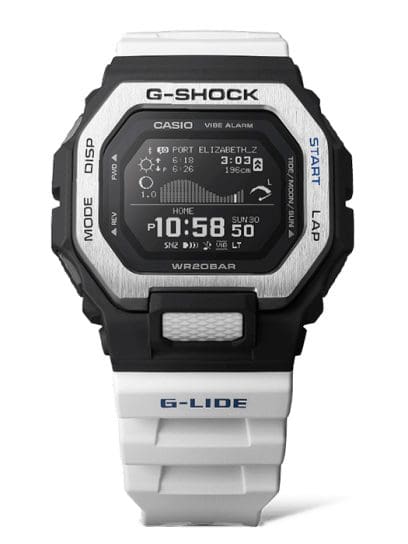 G-Shock G-Lide 系列极致白色表带运动手表 GBX100-7D