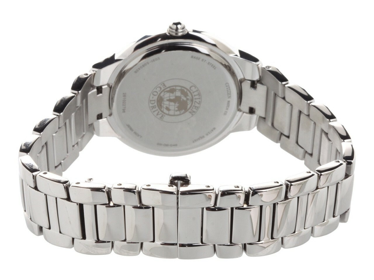 Citizen Eco-Drive Ciena Diamond Stainless-Steel Em0090-57A - Womens Watch