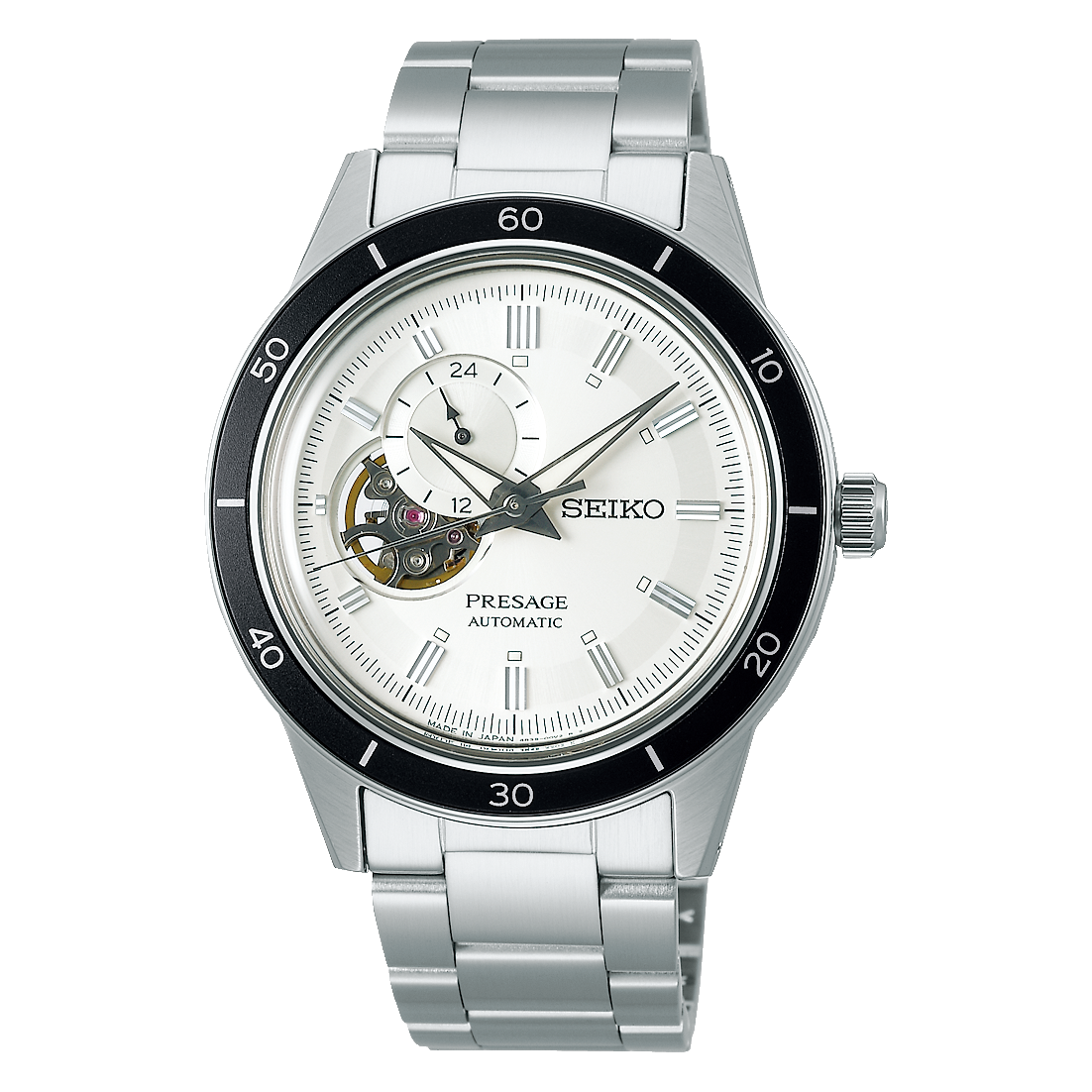 Seiko Presage Style 60's Automatic White Dial Watch SSA423J