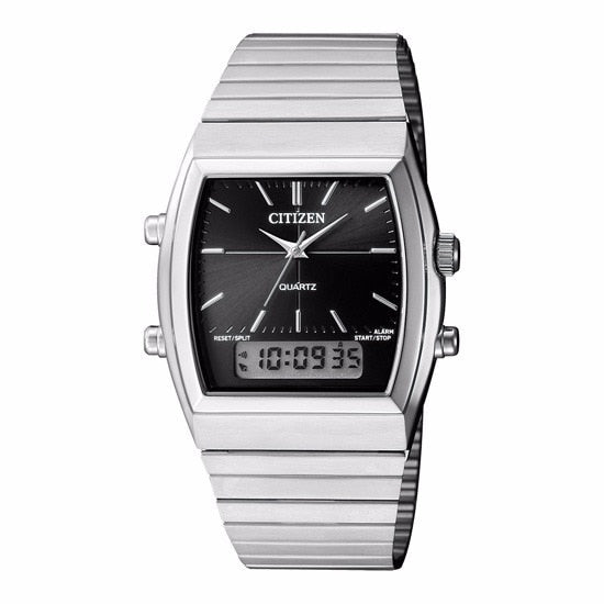 Citizen Quartz Alarm Chronograph Analog Digital Jm0540-51E Mens Watch