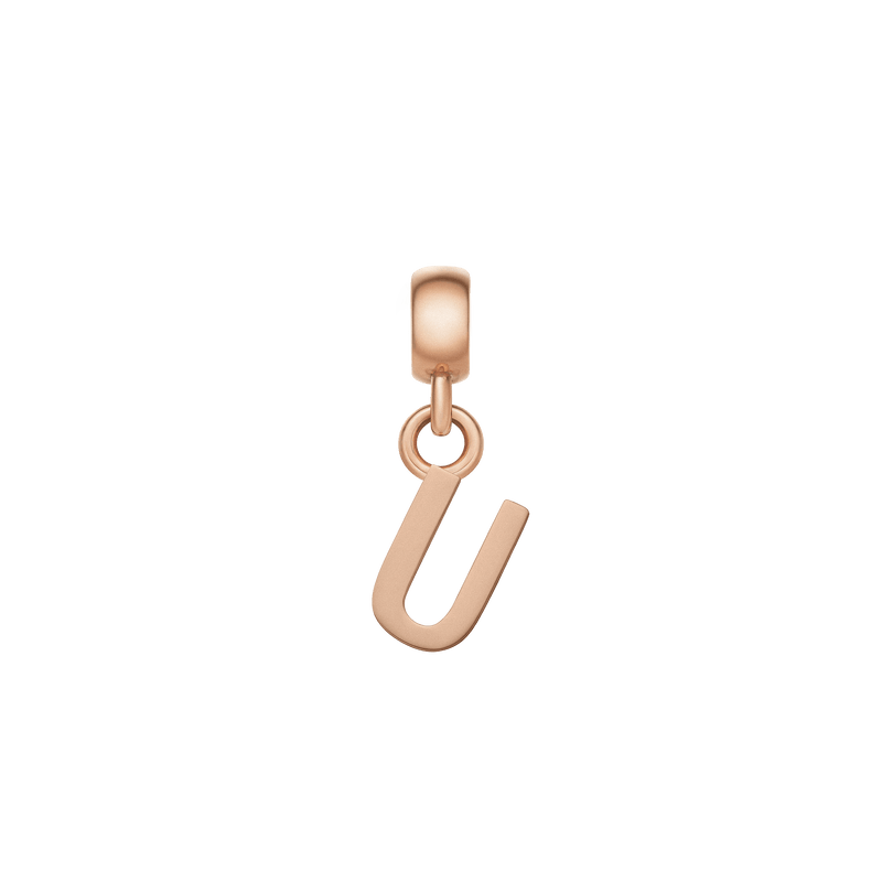 Daniel Wellington Letter Charm Rose Gold