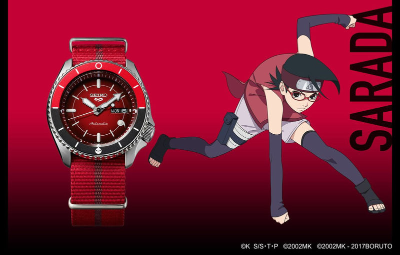 精工 5 运动自动 100M - Sarada Uchiha