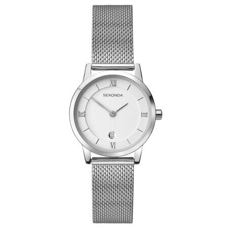 Sekonda Silver Case White DialWomens Watch SK2101