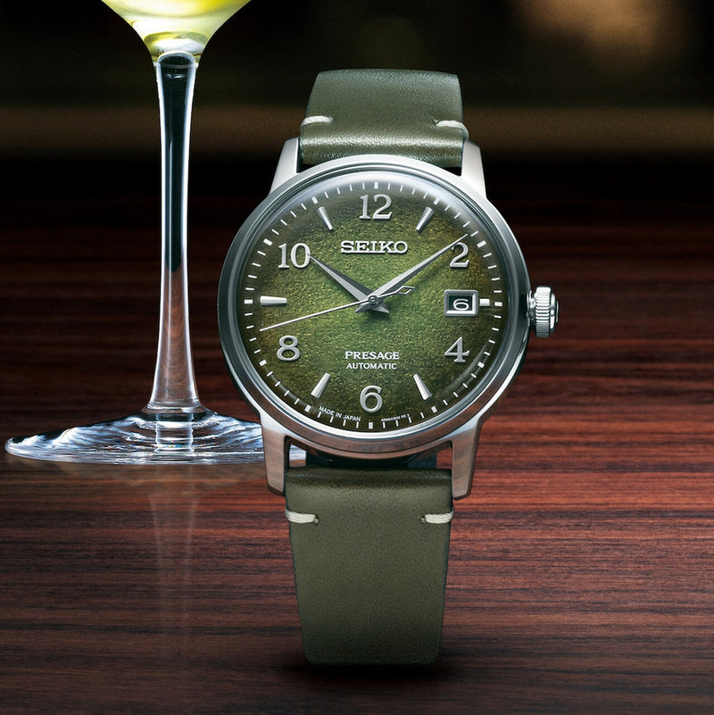 Seiko Presage 限量版“Matcha”男士手表 SRPF41J